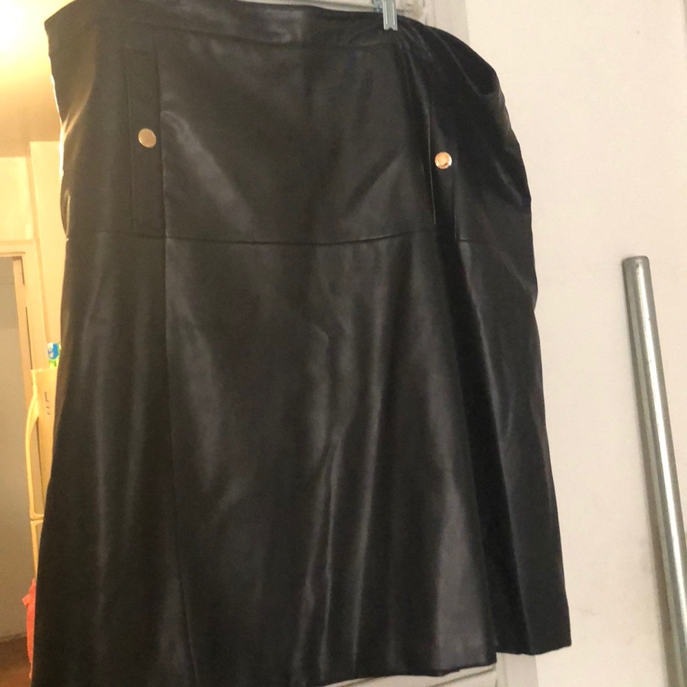 PU Learher skirt